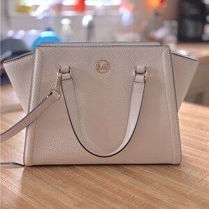 Michael Kors Cream Satchel Classic Design